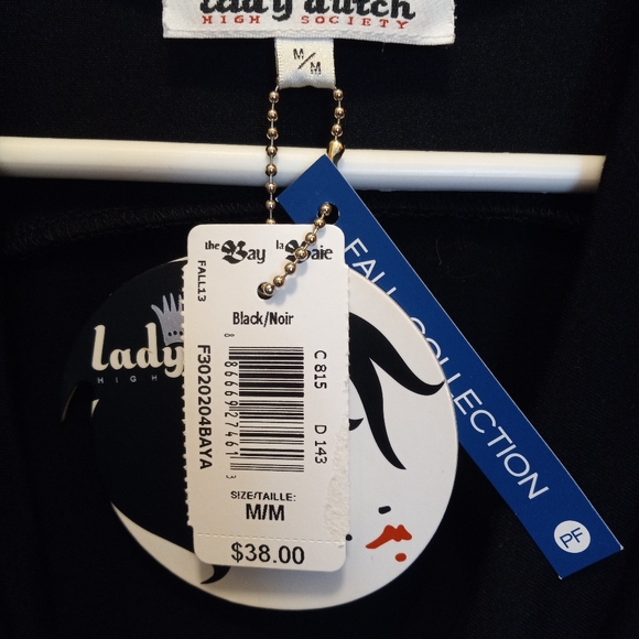 ☀ NWT Lady Dutch High Society black women's tank top size M - Picture 2 of 4